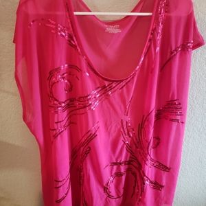 Lane Bryant sheer top size 22/24